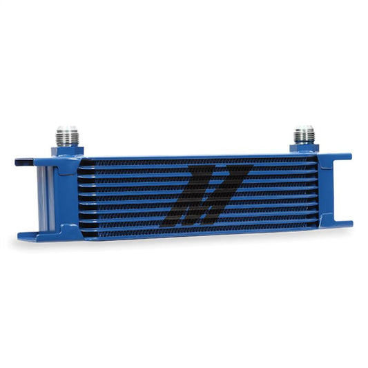 Mishimoto Universal 10 Row Oil Cooler Blue - Universal