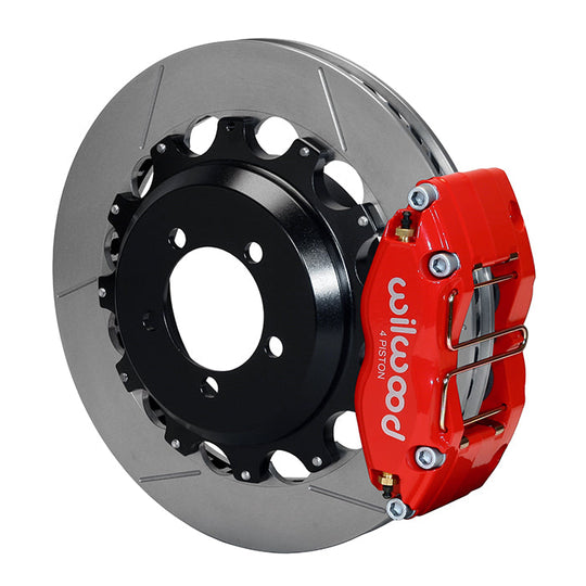 Wilwood DPR 12.88in Rear Kit Red - 2006-2007 Subaru WRX