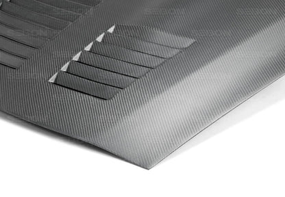 Seibon Dry Carbon Fiber GT Style Hood - 2009-2015 Nissan GT-R