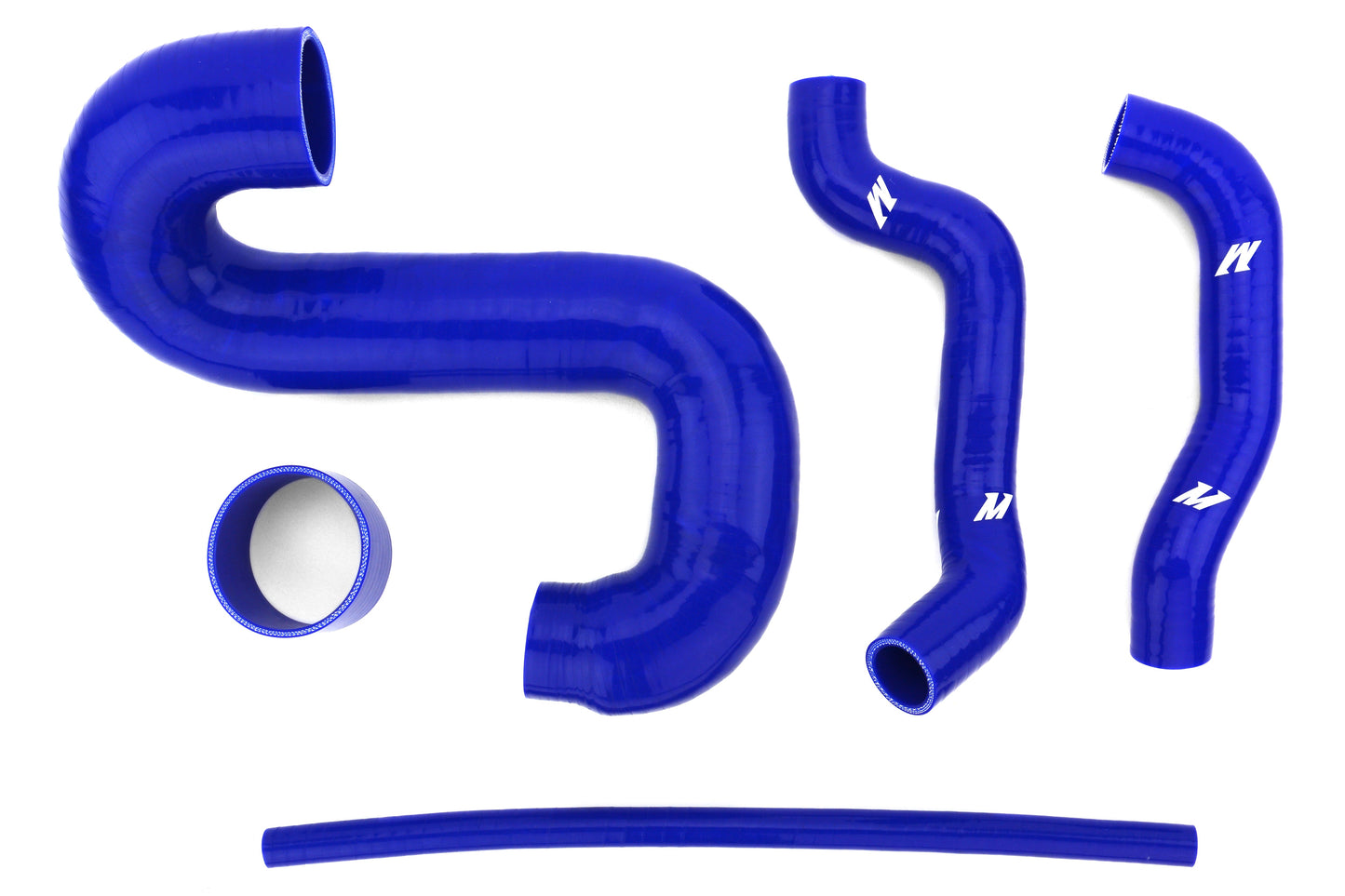 Mishimoto Silver Top Mount Intercooler w/ Blue Hoses - 2002-2007 Subaru WRX / 2004-2007 STI