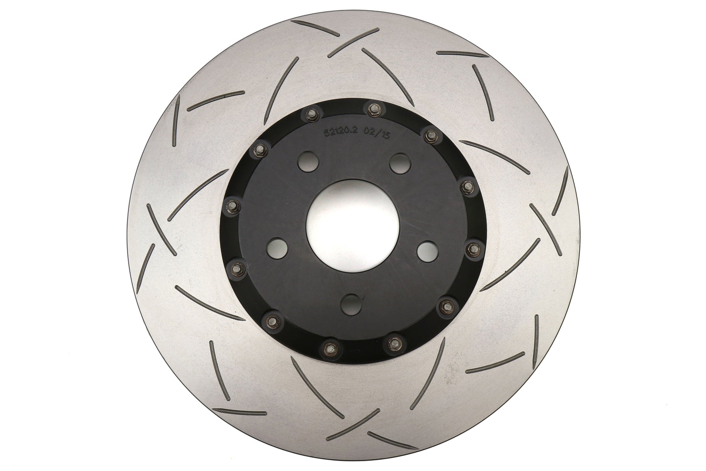 DBA T3 5000 Series Uni-Directional Slotted Front 2 Piece Rotor - 2013-2018 Ford Focus ST