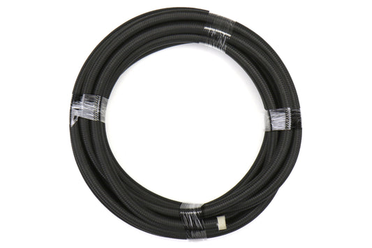 DeatschWerks 6AN Black Nylon Braided CPE Hose 20 Feet - Universal