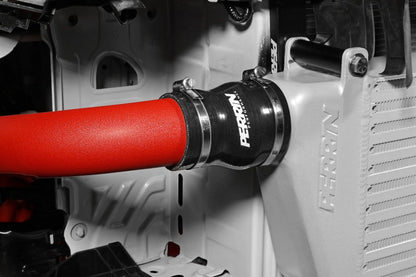 PERRIN Front Mount Intercooler Kit (Red Tubes & Silver Core) - 2022-2026 Subaru WRX