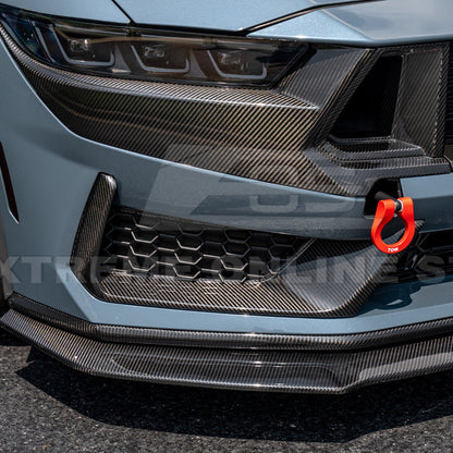 2024+ Ford Mustang Dark Horse DRY CARBON FIBER Front Grille Insert