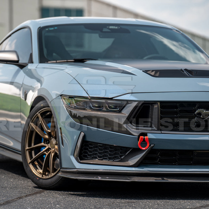 2024+ Ford Mustang Dark Horse DRY CARBON FIBER Front Grille Insert