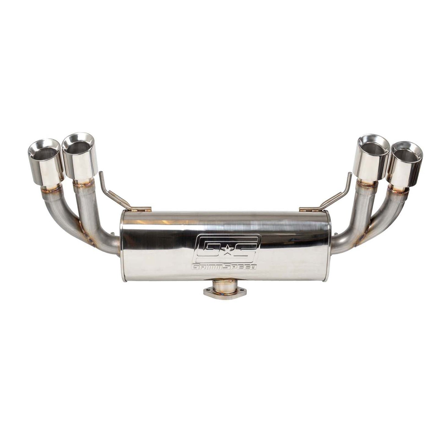 GrimmSpeed Catback Exhaust System Resonated - 2008-2014 Subaru WRX / STI Hatchback