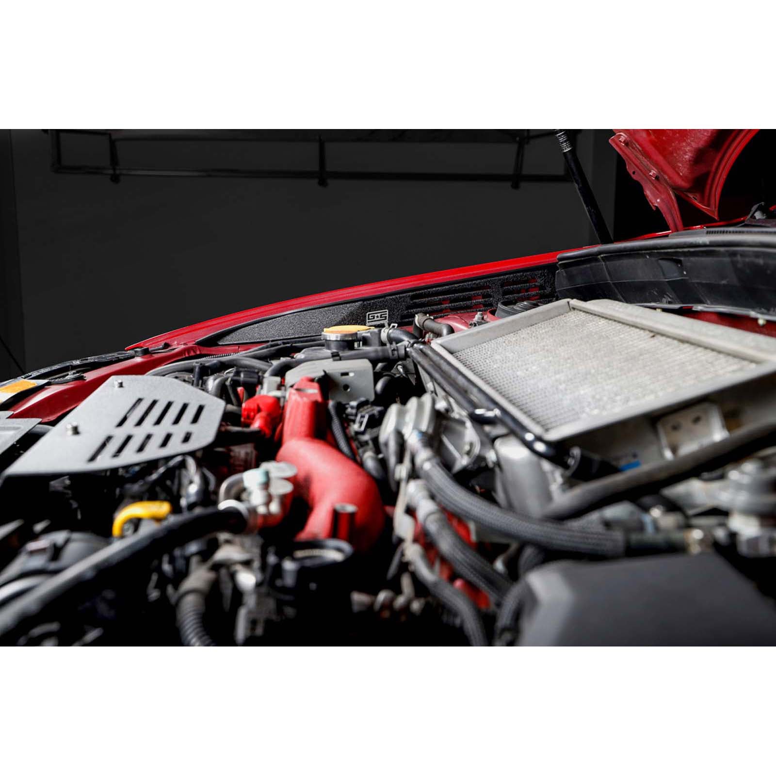GrimmSpeed Fender Shrouds (Black)  - 2008-2014 Subaru WRX / STI