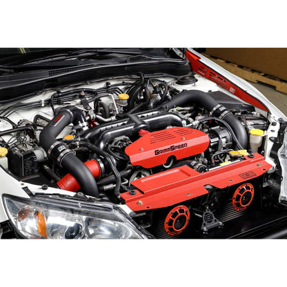 Grimmspeed Front Mount Intercooler Kit Black Core w/ Black Piping - 2008-2014 Subaru WRX / STI