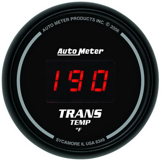 Autometer Sport-Comp Digital Transmission Temperature Gauge Red LED 52mm - Universal
