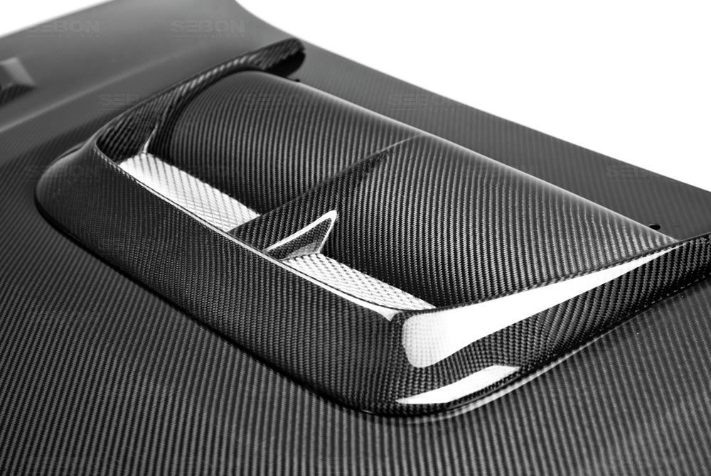 Seibon Carbon Fiber CW Style Hood - 2004-2005 Subaru WRX / STI
