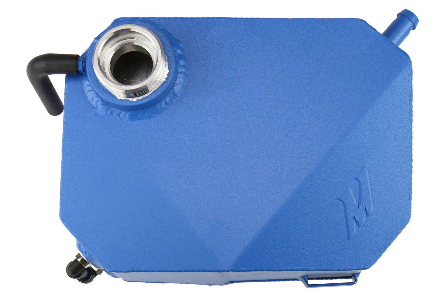 Mishimoto Aluminum Reservoir Expansion Tank Wrinkle Nitrous Blue - 2013-2018 Ford Focus ST / 2016-2018 Focus RS