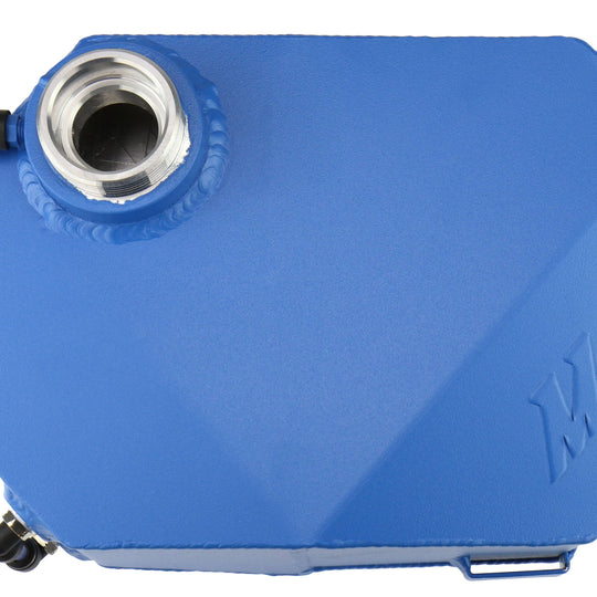 Mishimoto Aluminum Reservoir Expansion Tank Wrinkle Nitrous Blue - 2013-2018 Ford Focus ST / 2016-2018 Focus RS