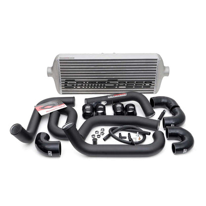 Grimmspeed Front Mount Intercooler Kit w/ Black Piping - 2008-2014 Subaru STI