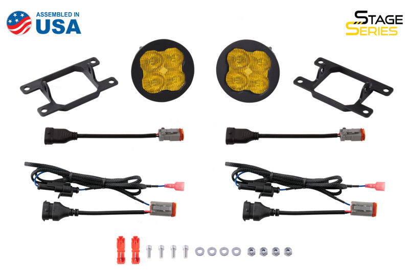 Diode Dynamics SS3 Max Type A Kit ABL - Yellow SAE Fog