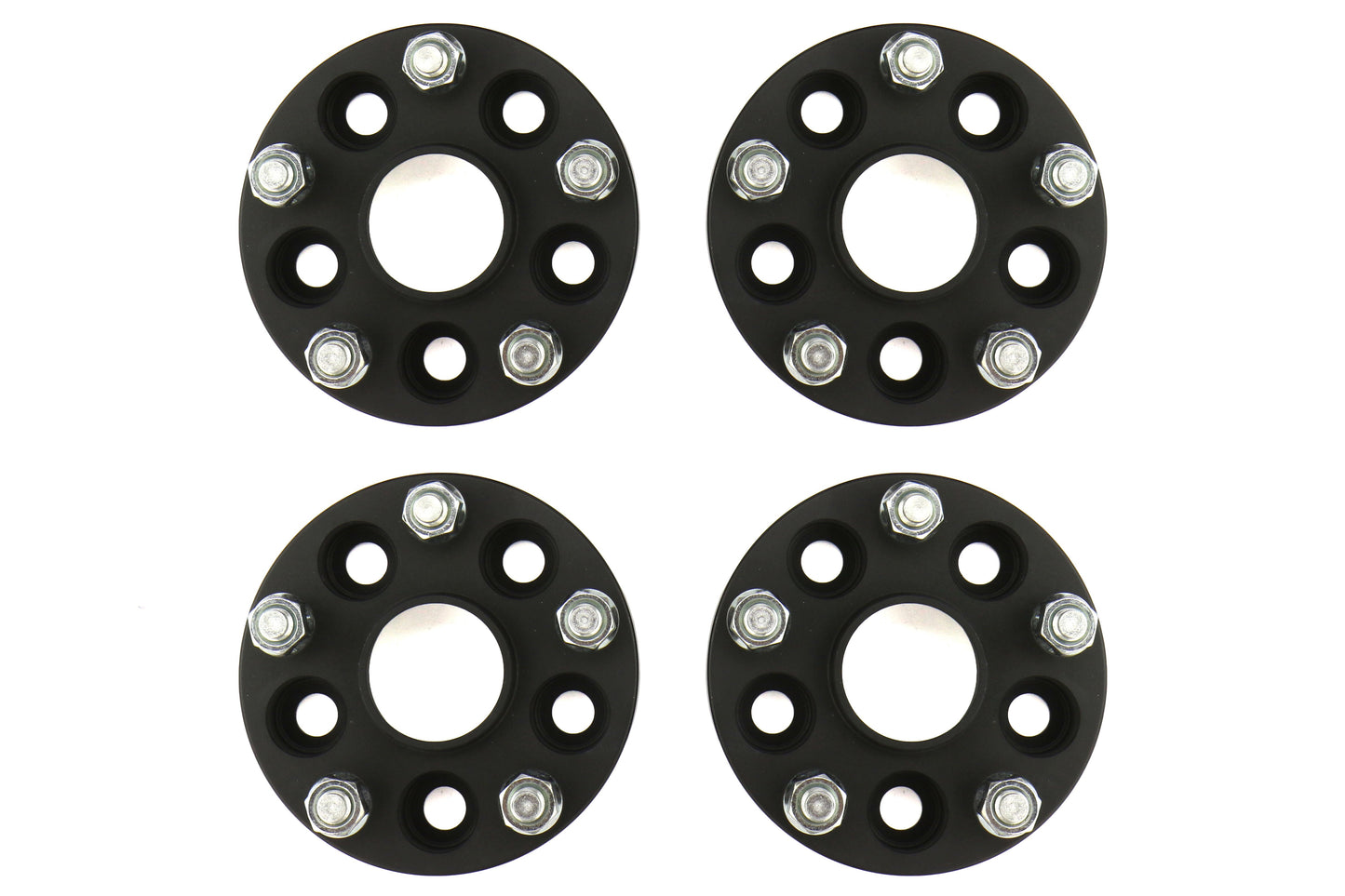 ISC Suspension 5x100 to 5x114.3 25mm Wheel Adapters Black - Subaru Models (inc. 2002-2014 WRX)