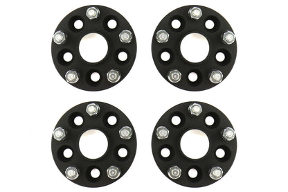 ISC Suspension 5x100 to 5x114.3 25mm Wheel Adapters Black - Subaru Models (inc. 2002-2014 WRX)