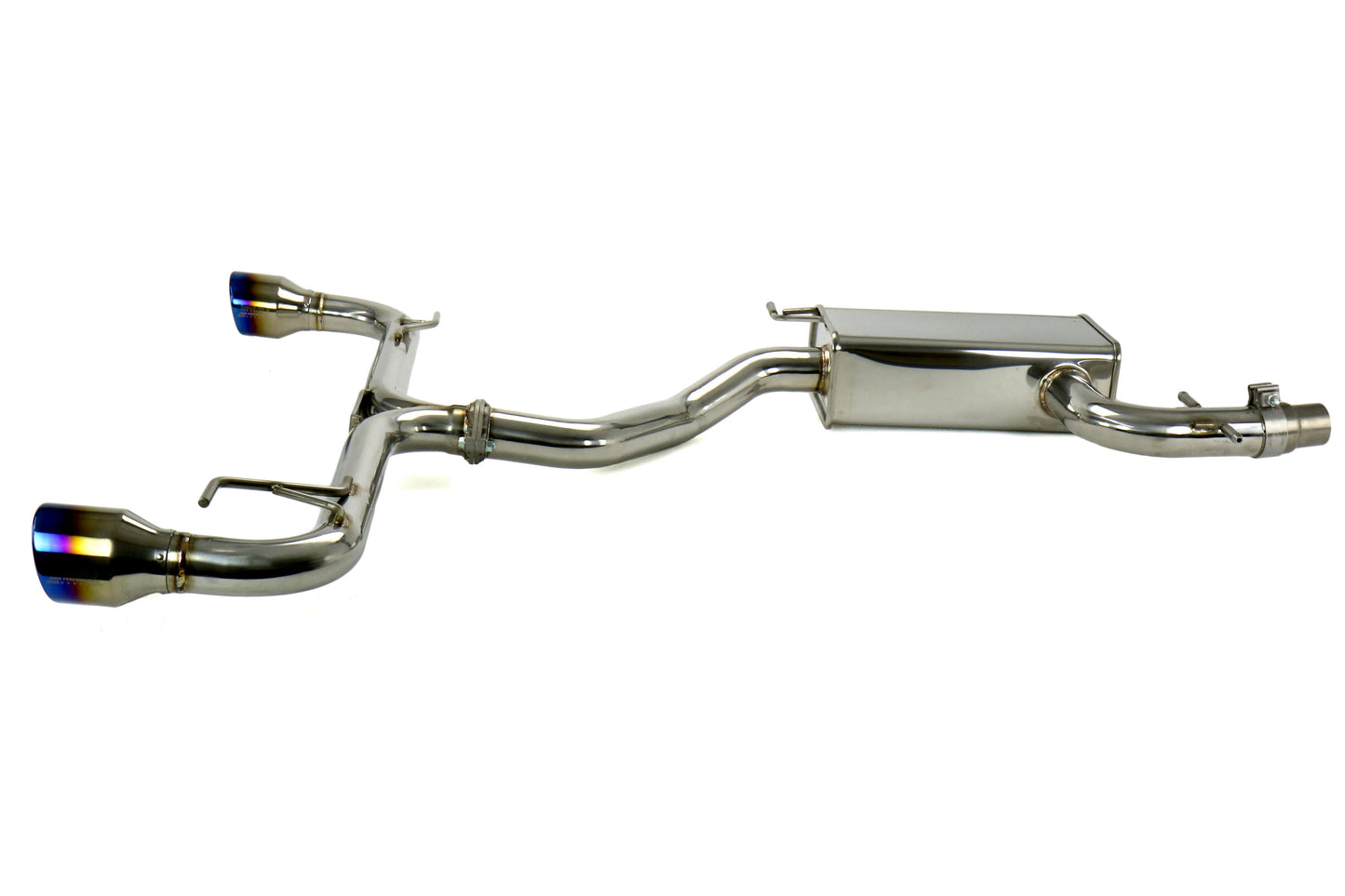 Invidia Q300 Cat Back Exhaust System - Titanium Tips - 2010-2014 Volkswagen GTI (Mk6)