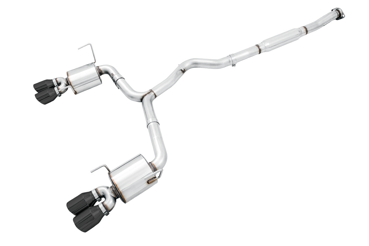 AWE Touring Edition Cat-Back Exhaust (Diamond Black Tips) - 2015-2021 Subaru WRX