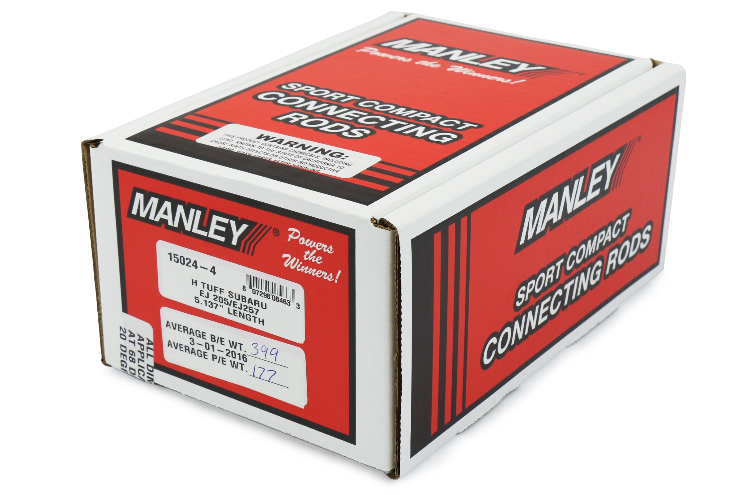 Manley Performance Forged Connecting Rods - 2002-2005 Subaru WRX / 2004-2021 STI