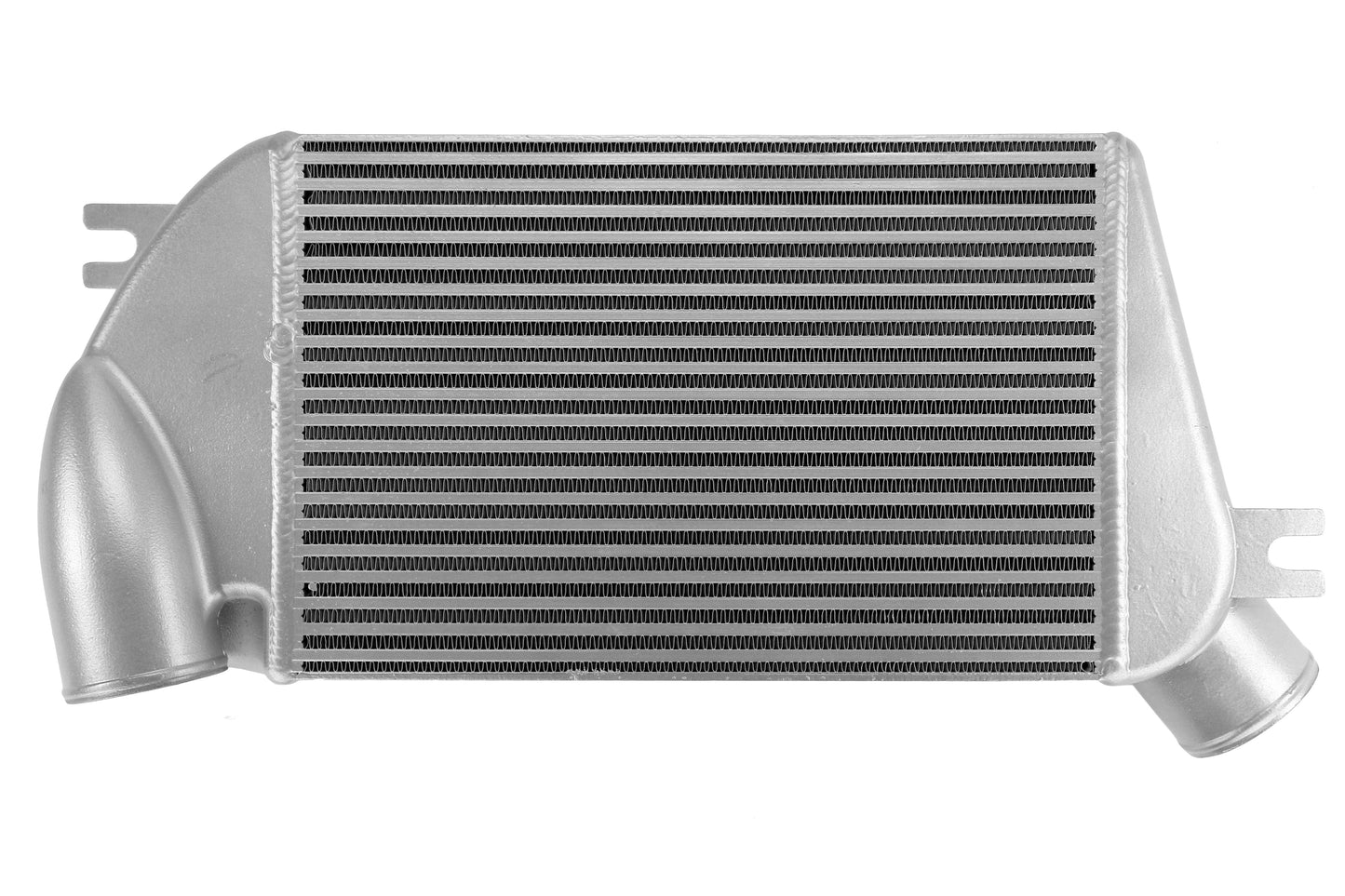 Mishimoto Race Top Mount Intercooler Kit Silver w/ Black Charge Pipe - 2015-2021 Subaru WRX