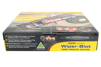 DBA 4000 Series T-Slot Slotted Rear Rotor Pair - Subaru Models (inc. 2006-2007 WRX / 2005-2009 Legacy GT)