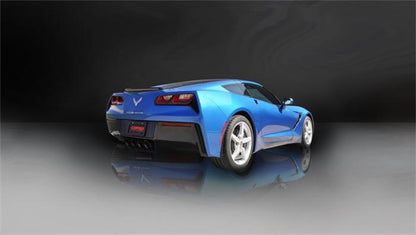 Corsa 2014 Corvette C7 Coupe 6.2L V8 AT/MT 2.75in Valve-Back Dual Rear Exit Black Sport Exhaust