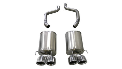 Corsa 05-08 Chevrolet Corvette (C6) 6.0L/6.2L Polished Sport Axle-Back Exhaust w/4.5in Tips