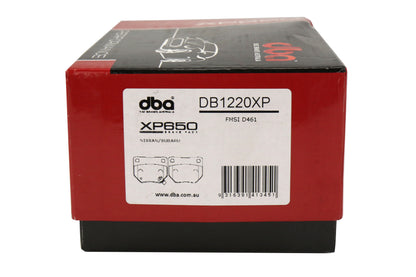 DBA XP650 Track Performance Rear Brake Pads - 2006-2007 Subaru WRX / 1984-1996 Nissan 300ZX