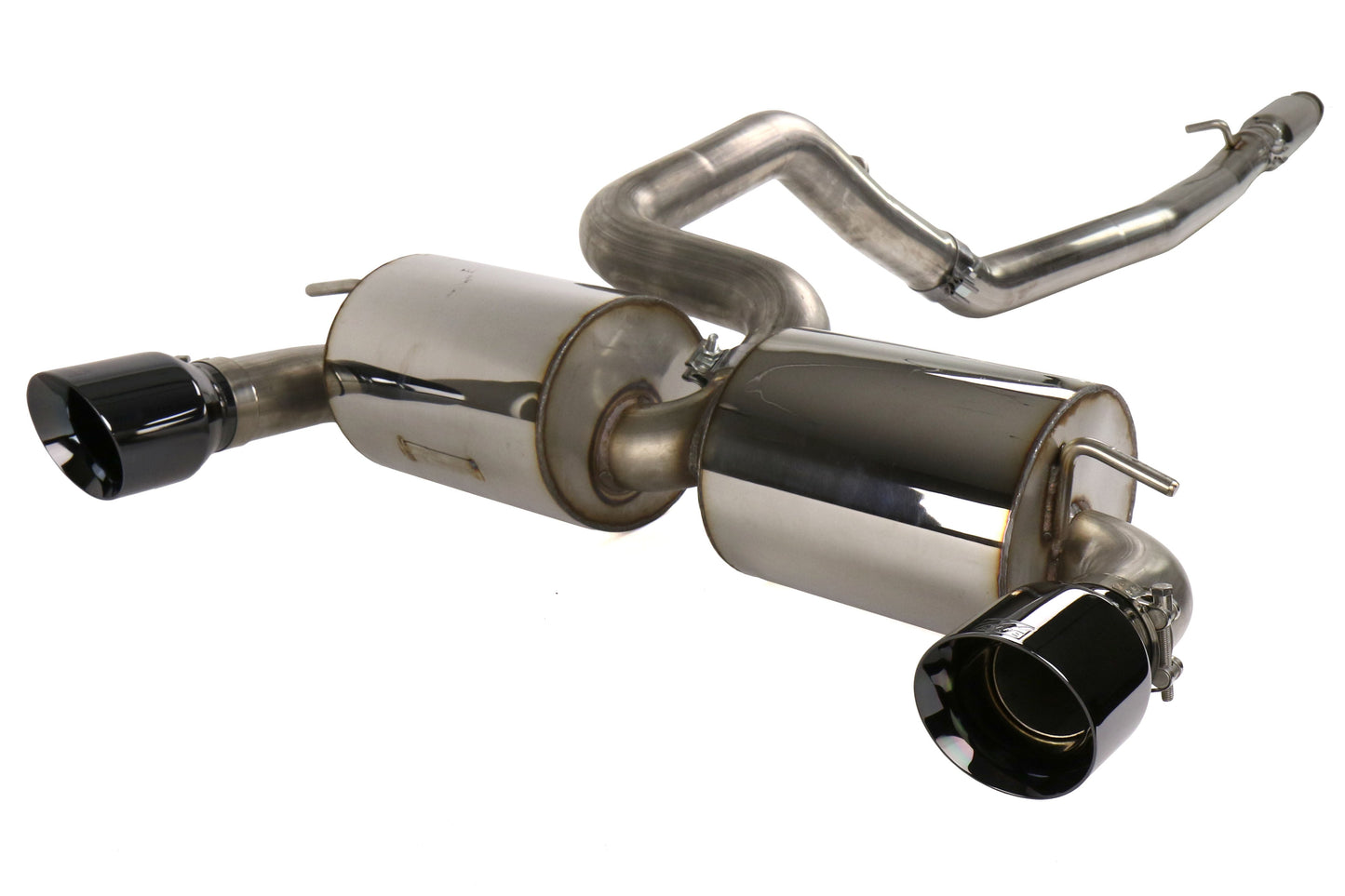 AWE Touring Edition Resonated Cat-Back Exhaust (Diamond Black Tips) - 2016-2018 Ford Focus RS