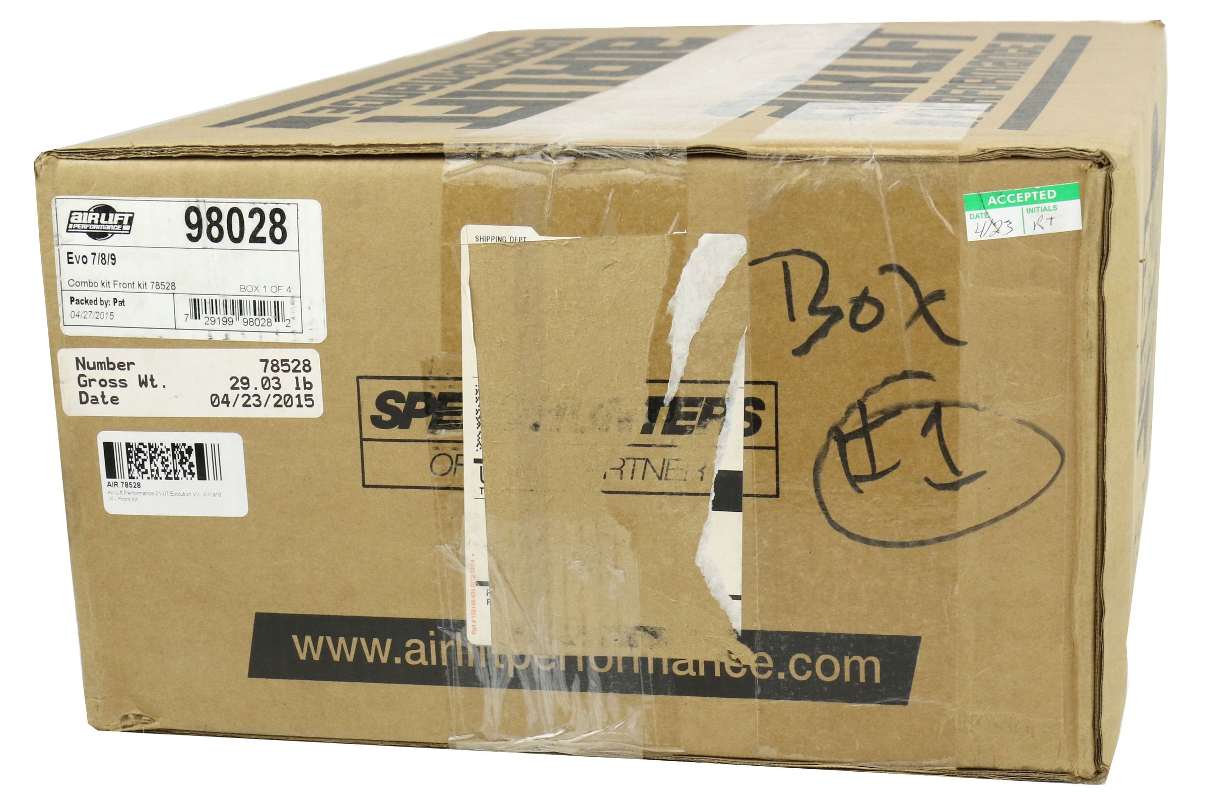 Air Lift Performance Front Air Suspension Kit - 2003-2006 Mitsubishi Evo 8/9