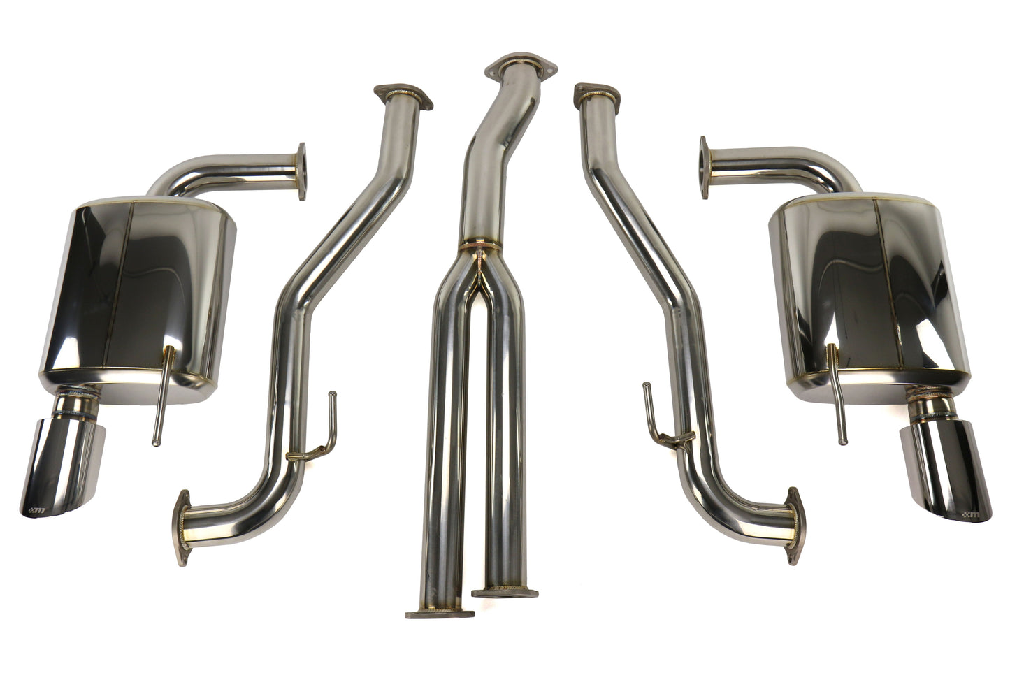 Remark Cat Back Exhaust w/ Stainless Steel Tips - 2015-2023 Ford Mustang EcoBoost