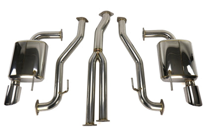 Remark Cat Back Exhaust w/ Stainless Steel Tips - 2015-2023 Ford Mustang EcoBoost