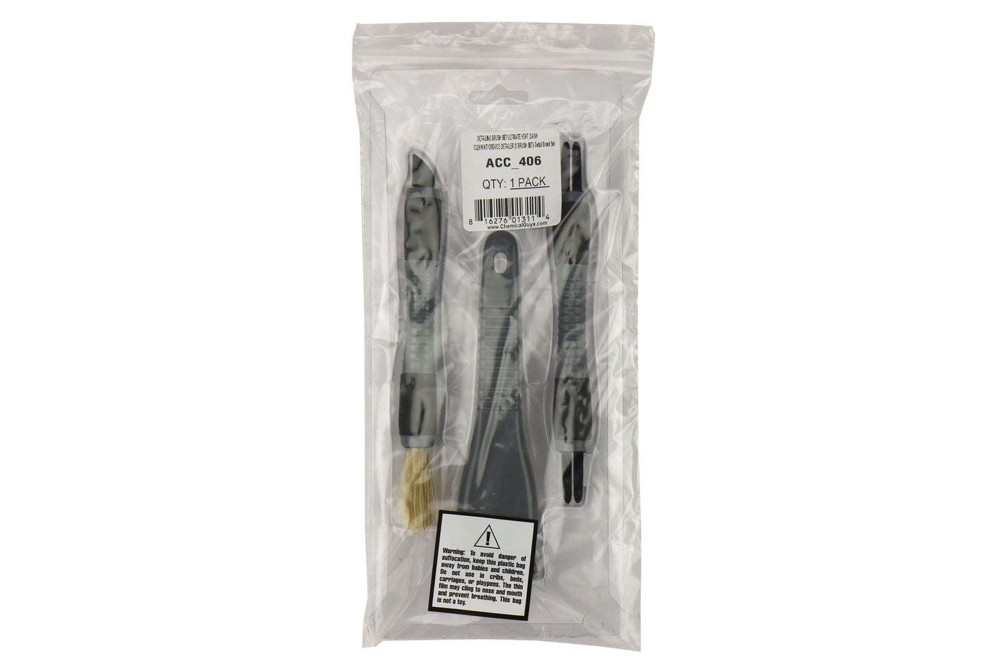 Chemical Guys Detailing Brush Set - Universal