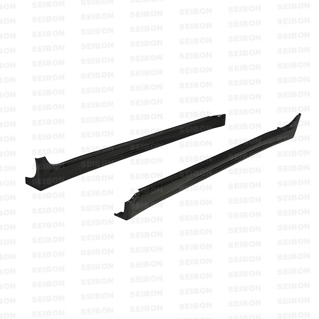 Seibon Carbon Fiber VR Style Side Skirts - 2008-2015 Mitsubishi Evo X