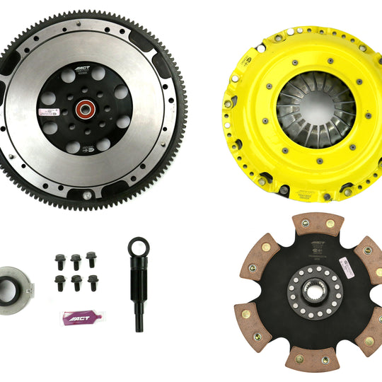 ACT Xtreme Race Rigid 6 Pad Clutch Kit w/ Streetlite Flywheel - Subaru Models (inc. 2006-2026 WRX / 2005-2009 Legacy GT)