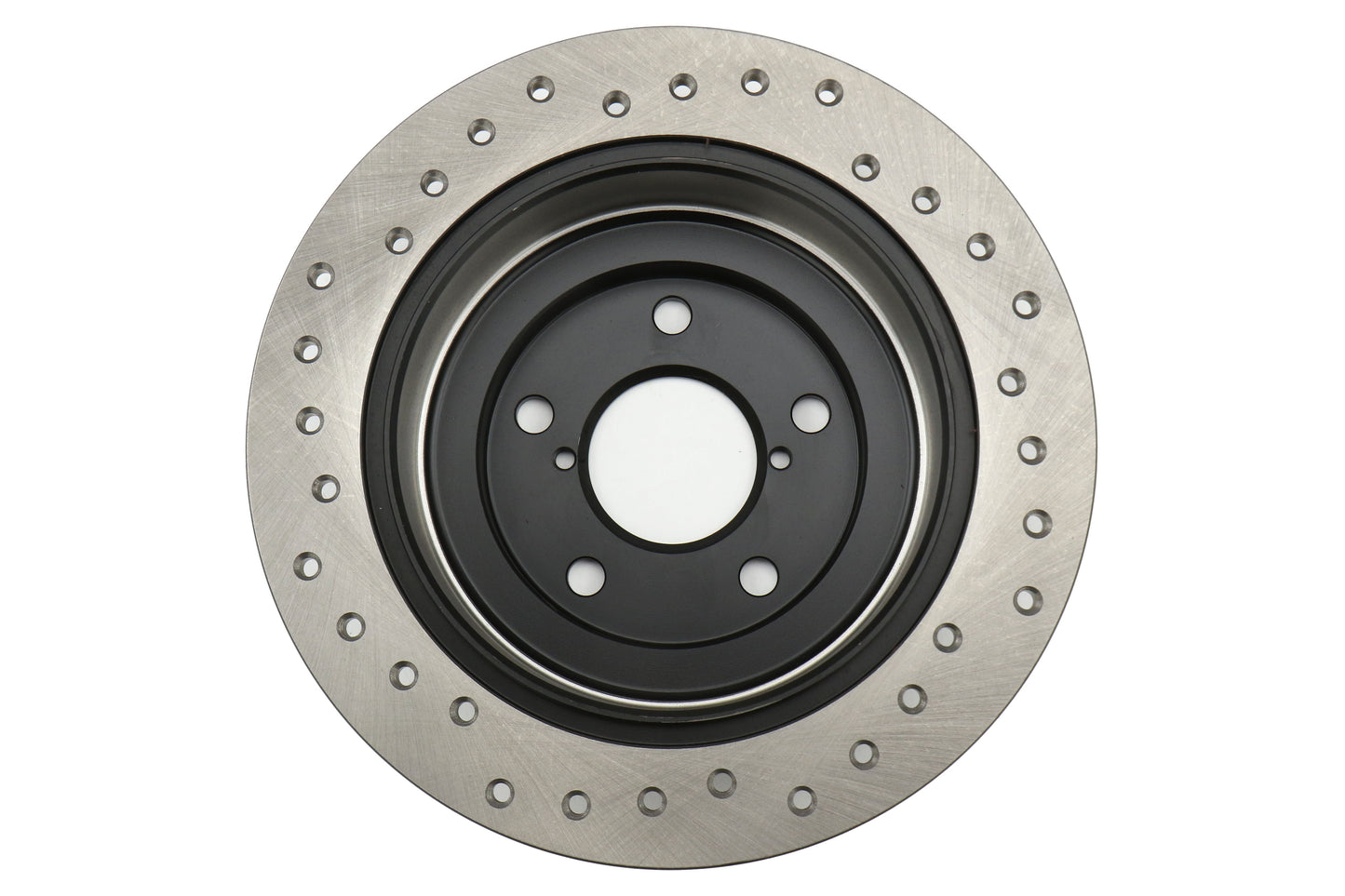 Stoptech Drilled Rear Left Rotor Single - Subaru Models (inc. 2002-2005 WRX)