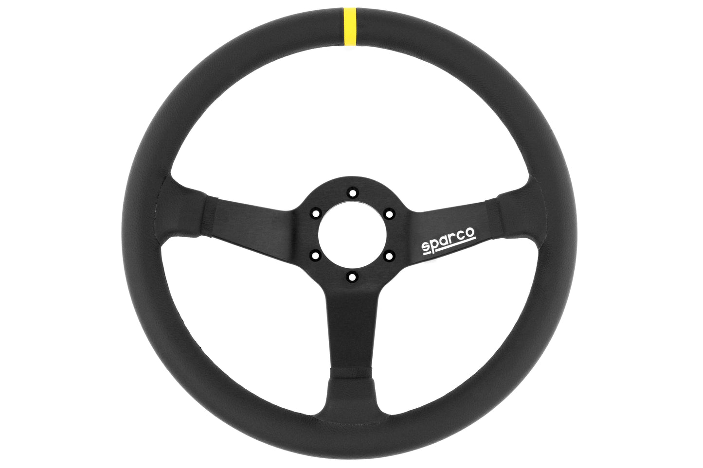Sparco Steering Wheel 345 Black Leather - Universal