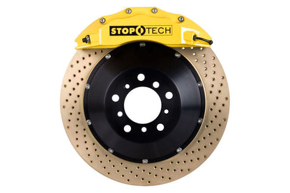 Stoptech ST-60 Big Brake Kit Front 355mm Yellow Zinc Drilled Rotors - 2003-2006 Mitsubishi Evo 8/9