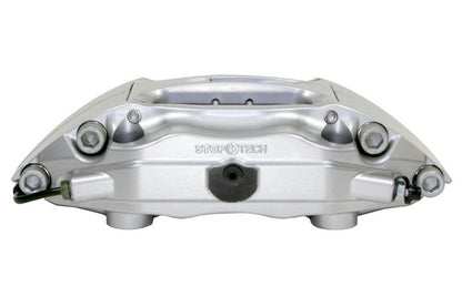 Stoptech ST-40 Big Brake Kit Front 328mm Silver Slotted Rotors - 2008-2014 Subaru WRX