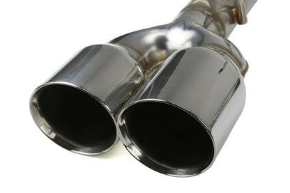 Remark Axle Back Exhaust Muffler Delete Stainless Double Wall Tips - 2015-2024 Subaru WRX / 2015-2021 STI