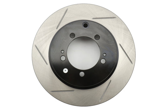 Stoptech Slotted Rear Right Rotor Single - 2003-2006 Mitsubishi Evo 8/9