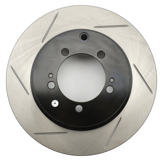 Stoptech Slotted Rear Right Rotor Single - 2003-2006 Mitsubishi Evo 8/9