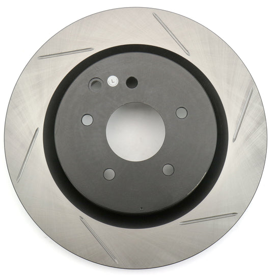 Stoptech Rear Left Slotter Rotor w/OEM Brembo Brakes - 2003-2009 Nissan 350Z / Infiniti G35 (w/OEM Brembo)