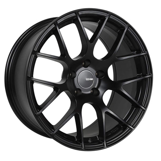 Enkei Raijin Black 18x10.5 +25 5x114.3 (Single Wheel) - 2015-2024 Subaru WRX / 2015-2021 STI / 2019-2024 Forester