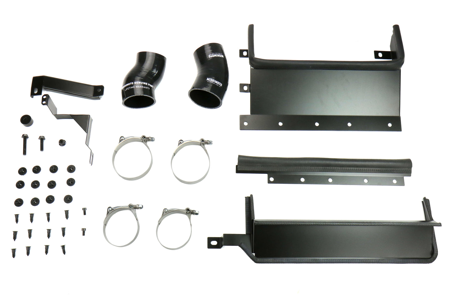 Mishimoto Race Top Mount Intercooler Silver - 2015-2021 Subaru WRX