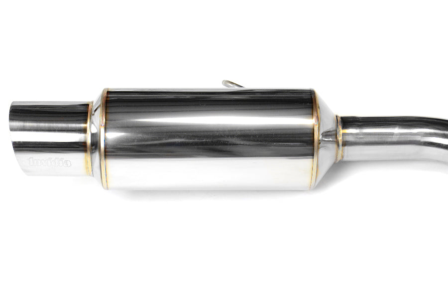 Invidia N1 Cat Back Exhaust - Stainless Steel Tip - 1988-1991 Honda CRX