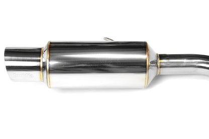 Invidia N1 Cat Back Exhaust - Stainless Steel Tip - 1988-1991 Honda CRX
