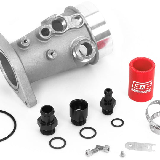 GrimmSpeed V2 Aluminum Turbo Inlet - 2015-2021 Subaru WRX / 2014-2018 Subaru Forester XT