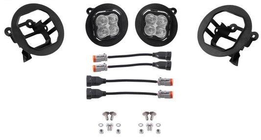 Diode Dynamics SS3 Pod Max Fog Light Kit White - 2005-2019 Subaru Outback