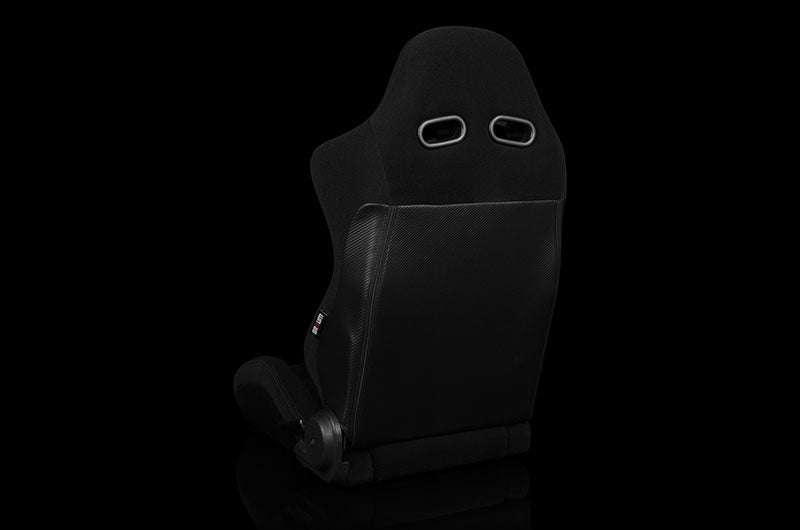Braum Advan Series Sport Seats - Black Cloth Pair - Universal